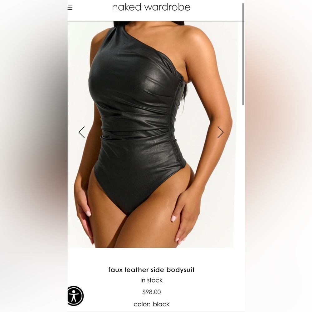 Gorgeous black bodysuit. Great quality and tight fitting.